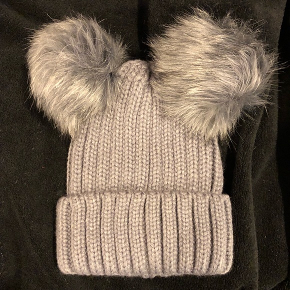 LAST ONE! Double Pom Beanie - Picture 3 of 3